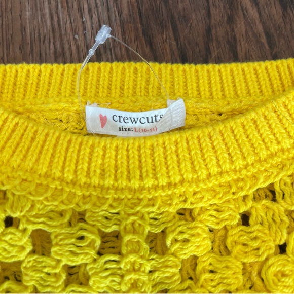 Crewcuts Yellow Crochet Top - Picture 2 of 5